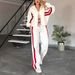 New Women's Versatile Casual Fashion Color-blocked Sportswear Set_ecoleips.com