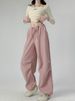 K American Work Pants, Women's High-end Pants, Children's High Waisted Wide Leg Sweatpants, Straight Leg Casual Sports Pants, Long Pants_ecoleips.com
