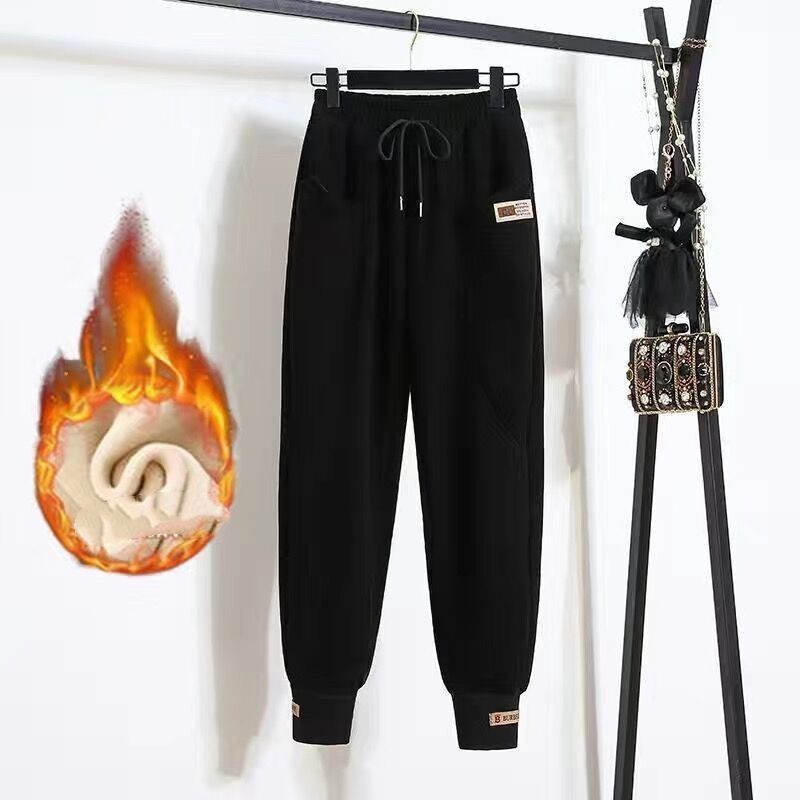 Preppy Style Women's Fake Two-Piece Outfit - Loose Fit Top With Jogger Pants, Casual College Chic Set_ecoleips.com
