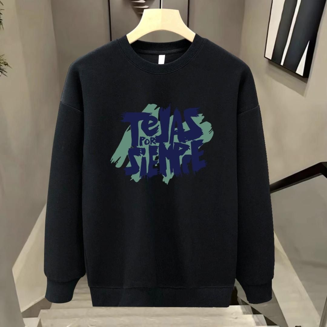 FW25 Matching Couple Cotton Crew Neck Sweatshirt - His & Hers_ecoleips.com