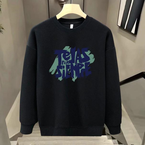 FW25 Matching Couple Cotton Crew Neck Sweatshirt - His & Hers_ecoleips.com