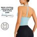 Women's Yoga Sports Bra With Beautiful Back One Piece Training Vest Padded Can Be Worn As Outerwear Or Innerwear_ecoleips.com