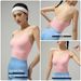 Women's Clothing High Strength Shockproof Yoga Sports Bra Women's Bare Skin Feel Semi Fixed Running Camisole Fitness Vest_ecoleips.com