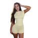 Women's Sexy Waist Cinching Jumpsuit Solid Color Casual Leggings Jumpsuit Hot Girl Fashion_ecoleips.com
