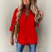 New 2024 Women's Fashion Cross-Border European And American Four Seasons Versatile Loose Long Sleeve Turn-Down Collar_ecoleips.com