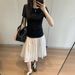 Heavy Industry Folded Skirt Summer 2026 Tucker Measurement Acetate Linen A-shaped Skirt Short Skirt Women_ecoleips.com