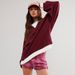Source Manufacturer Street Style Color-Block Ribbed Long Sleeve Top Loose Trendy Brand Drop Shoulder Round Neck_ecoleips.com