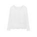 Collarbone-Exposing Long-Sleeve Women's T-Shirt, This Autumn V-Neck Loose Inner Layer, Drape Base Shirt, Spring/Autumn T_ecoleips.com