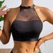 New Style Large Bust Push-Up Vest Bra Adjustable Halter Strap Outer Wear_ecoleips.com