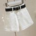 High Waisted Slimming Denim Shorts for Women Korean Style Rolled Hem Loose Wide Leg A-Line Hot Pants Trendy Summer Fashion_ecoleips.com