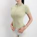 Women’s Clothing Yoga Clothes Women Quick Drying Tight T Shirt Sports Short Sleeved Running Pilates Stand Up Collar Zipper Jacket Fitness Clothes_ecoleips.com