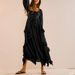Women's Clothing Autumn U-Neck Ruffled Lace Patchwork Dress Style Full Skirt With Slit For Women For Formal & Casual For Women_ecoleips.com