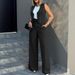 2025 European And American Cross-Border New Fashion Suit Vest Waistcoat Wide-Leg Pants Casual Set_ecoleips.com