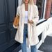 girl Diyun Cross-Border European And American Elegant Plush Long Sleeve Coat Women's Clothing 2025 Autumn Winter_ecoleips.com