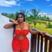 Women's 3D Floral Halter Neck Strapless Vest Set Style Solid Color Sexy Short Skirt New Style_ecoleips.com