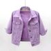 Spring And Summer Korean Style Slim Fit Colorful Mid-Sleeve Denim For Women Short Seven-Quarter Sleeve Jacket Vest Small_ecoleips.com