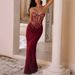 Women's Sleeveless Patchwork Dress Tie Waist Casual Party Wear Spring Summer New_ecoleips.com