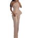 Women's Clothing Elegant Solid Color One Shoulder Suit Casual Straight Pants 2-piece Set_ecoleips.com