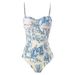 Women's Clothing New One Piece Swimsuit For Women, Tight Fitting, Slimming, Retro Strapped Sunscreen Long Skirt, Two Piece Hot Spring Swimsuit_ecoleips.com