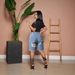 Women's Clothing Ripped Tassel Washed Light Color Denim Straight Leg Casual Jeans Fashionable Spring/Summer Autumn Winter Polyester Cotton Solid_ecoleips.com