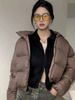 Trendy Oversized Puffer Jacket For Women – Thickened Short Coat With 3D Pattern, Streetwear Style Quilted Winter Outerwear_ecoleips.com