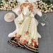 Women’S Printed Long-Sleeve Blouse & High-Waisted Pleated Skirt Set – Elegant Office Wear (One Size, 5 Colors)_ecoleips.com