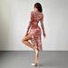 Women's Mid-Length Skirt Autumn Winter Irregular Hem Ruffles Side Slits Dress_ecoleips.com