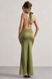Women's Clothing Slim Fit Evening Dress Halter Neck Temperament American Style Wish Banquet Fashion Party_ecoleips.com