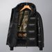 Women's Clothing New Winter Style Black And Gold Down Jacket, Short And Long, Thickened, Hooded, Simple, Unisex, Couple's Glossy Coat, Trendy._ecoleips.com