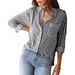 Women's Clothing Tops Loose Casual Long Sleeved Shirts For Women_ecoleips.com