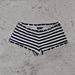 Summer Striped Women's Hot Pants Gothic Style Fashionable Versatile Shorts Cross Border Trade New 2025 European American Design_ecoleips.com