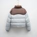 New Down Jacket Women's New Small Short Winter Color Matching Thickened Bread Jacket Korean Version Looks Thin And Fashionable_ecoleips.com