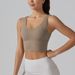 K V-shaped Beautiful Back Integrated Cup Sports Bra, Tight Fitting High Elasticity Running Fitness Yoga Suit Bra_ecoleips.com