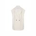 Women's Faux Shearling Teddy Bear Vest Longline Faux Fur Coat Shawl Collar Oversized Vest Winter Fall Layering Piece_ecoleips.com