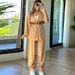 Women's Clothing two-piece high-end long-sleeved loose leopard print spring fashion casual women's suit for women_ecoleips.com