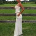 Women's Sexy Elegant Vacation Style Set Ruched Tube Top Twisted Skirt_ecoleips.com