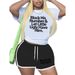 Women's Stylish T-Shirt & Shorts Set – Casual Sporty Two-Piece Outfit, Breathable Polyester, Trendy Color Block (White/Black/Red/Green/Gray/Khaki)_ecoleips.com