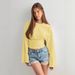 2025 Cross-border European And American Women's Fashion: Stylish Waist-cinching, High-end Bell-sleeve T-shirt With A_ecoleips.com