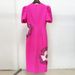 K Fashionable New Heavy Industry Nail Bead Sequin Three-dimensional Flower Short Sleeved Dress Small Formal Dress_ecoleips.com