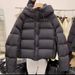 girl High-end Super Stylish Puff Jacket Winter 2025 New Hot Short Hooded Cloud Loose Cotton Coat_ecoleips.com
