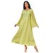 MT340 Women's Embroidered Long Dress Elegant Rhinestone Detail Cross Border Foreign Trade Style Muslim Fashion Clothing_ecoleips.com