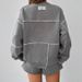 Women's Clothing New Fashion Leisure Loose Round Neck Long Sleeve Women's Sweatshirt_ecoleips.com
