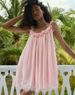 Summer Sleeveless Lace Trimmed Loose Babydoll Dress for Women Casual European American Style Vacation Dress Thin Material_ecoleips.com