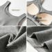 Women's Pure Cotton Camisole Short Sleeved Top with Integrated Bra Pads Sexy Summer Fashion_ecoleips.com