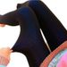 Women's Clothing Nylon Silver Silk Bright Silk Leggings Autumn And Winter Plus Velvet Thickened One Piece Step Tight Large Size Outer Wear Warm Pants_ecoleips.com