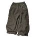 Suitable For All Seasons 24/3 SN29 Spring Loose Literary Casual Solid Color Linen Drawstring Waist Wide-leg Pants_ecoleips.com