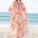 Women's Clothing "Tie-Dye Beach Cover-Up – Flowy Sun Protection Shirt With Side Slits & Adjustable Tie-Waist"_ecoleips.com