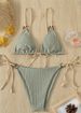 Women's Clothing New Swimsuit Women's Bikini Two Piece Sexy Lace Up Beach Vacation Swimsuit_ecoleips.com