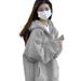 Autumn Jacket, Loose-fitting, Medium-short Length, College Style, Spring And Autumn, Fleece-lined, Zip-up Cardigan,_ecoleips.com