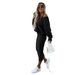 Women's Clothing Fashion Solid Color V Neck Sweatshirt And Dress Slim Waist Set Versatile Styling American Style_ecoleips.com
